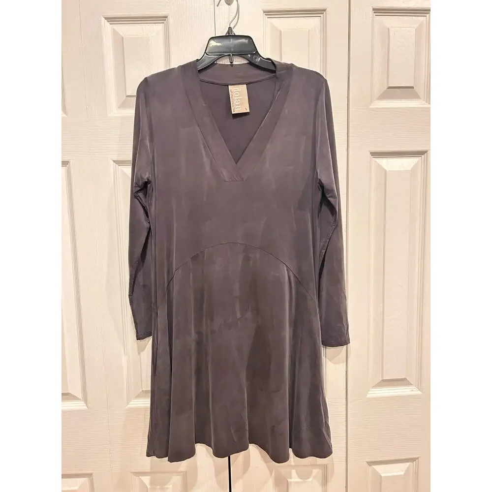 Anthropologie Dolan Left Coast Toute V Neck Gray Boho Swing Dress Small - Picture 2 of 6